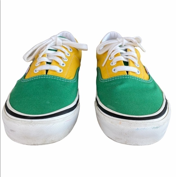 VANS Era 95 DX Green Yellow Blue Colorblock Sz 11 - Picture 3 of 10